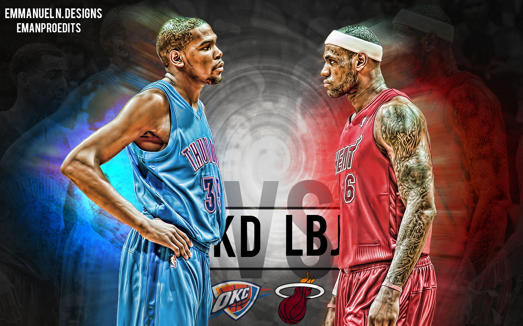 Lebron James And Kevin Durant Wallpaper - Lebron James And Kevin Durant - HD Wallpaper 