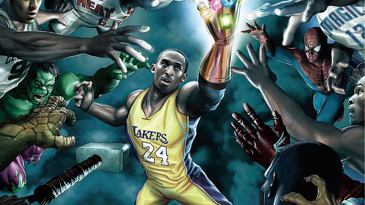 Lebron James And Kobe Bryant - HD Wallpaper 