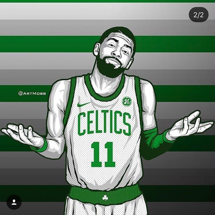 Drawing Celtics Kyrie Irving - HD Wallpaper 