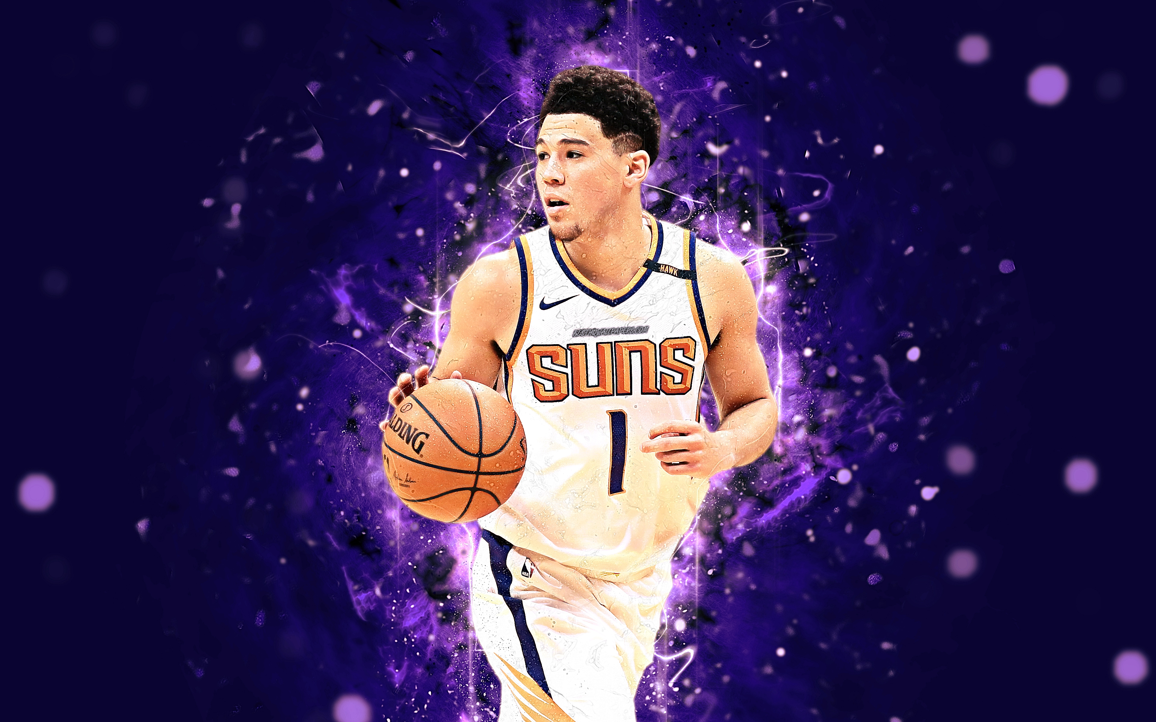 Devin Booker, 4k, Abstract Art, Nba, Basketball Stars, - Devin Booker Wallpaper Hd - HD Wallpaper 