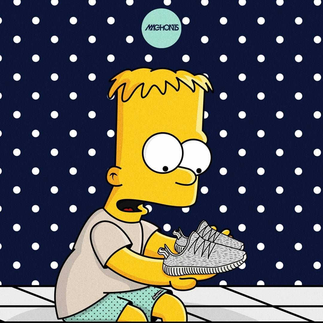 Bart Simpson X Nike - HD Wallpaper 