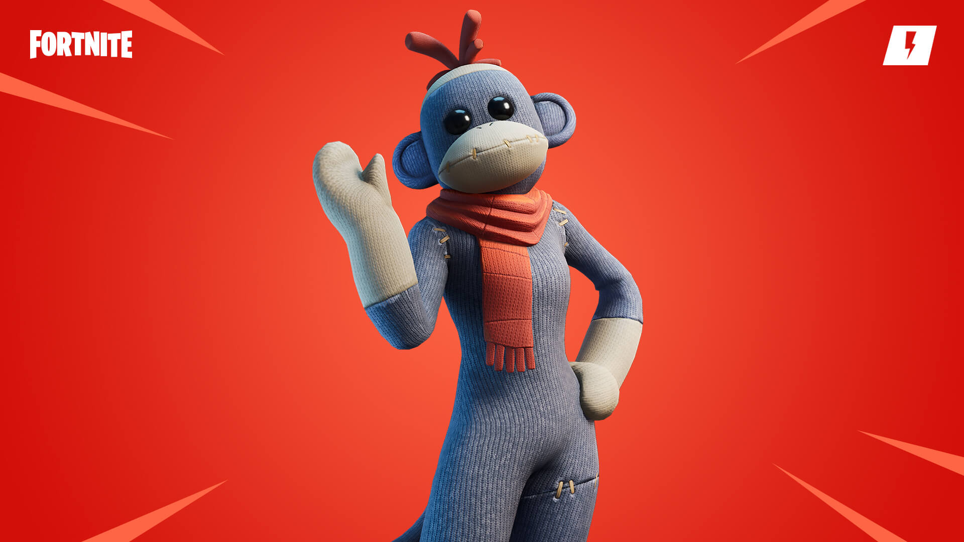 11br Toymonkeyninja Social - Fortnite Sock Monkey Skin - HD Wallpaper 