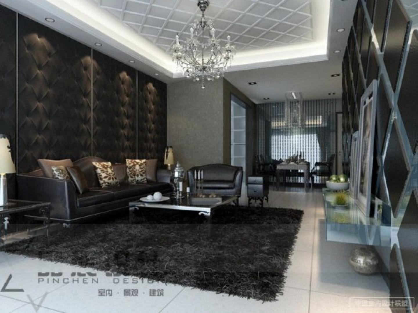 Embossed Wallpaper Homebase - Living Room Feature Wall Modern - HD Wallpaper 