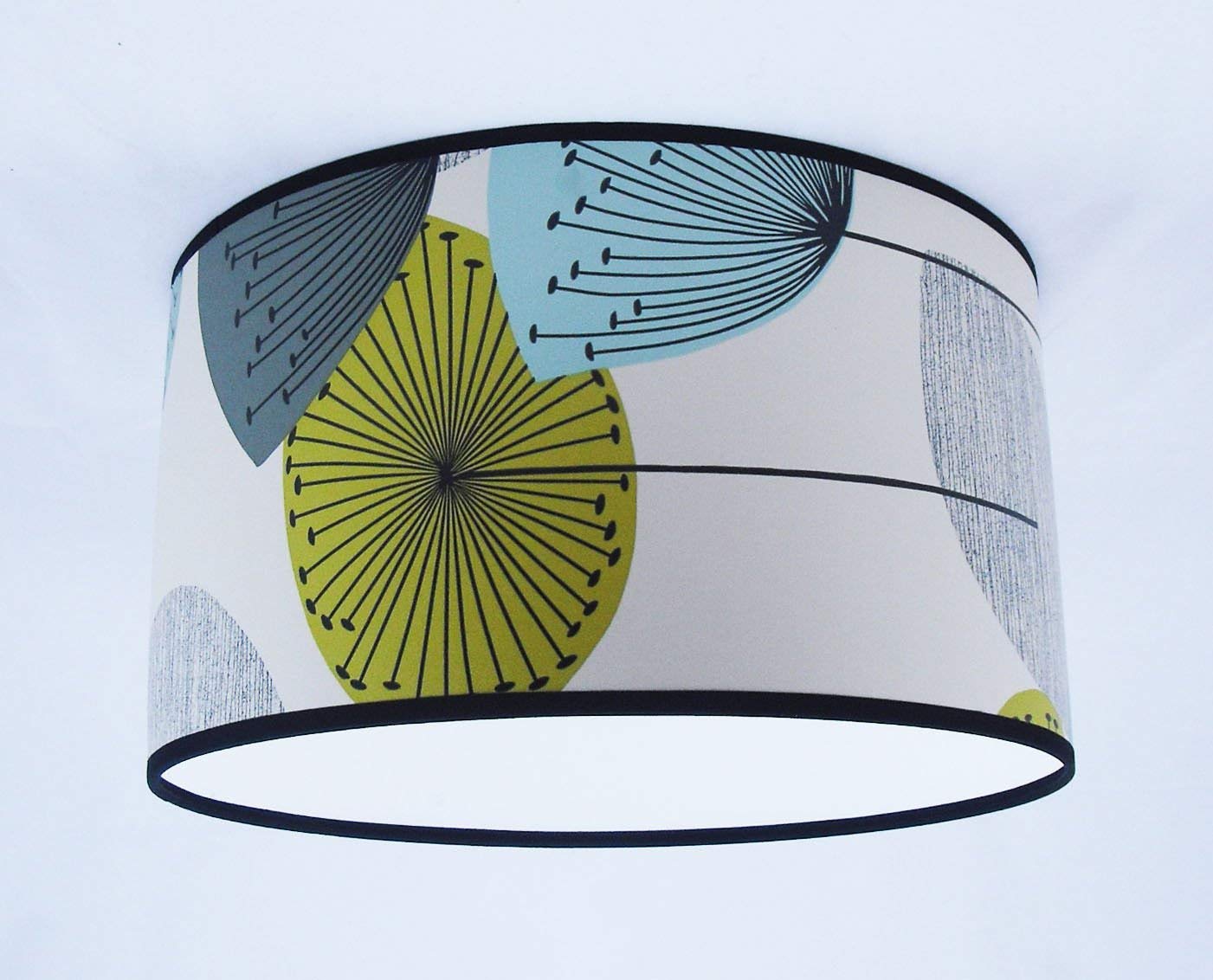 Lampshade Handmade In Uk -sanderson Dandelion Clocks - Dandelion Clocks - HD Wallpaper 