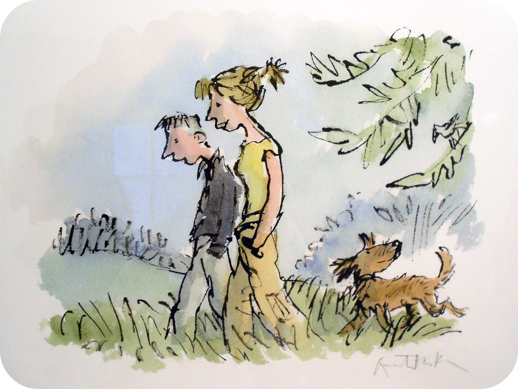 Quentin Blake Illustrations - HD Wallpaper 