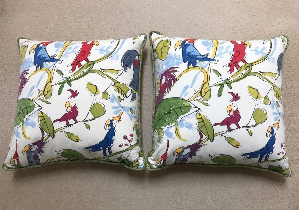 2 Quentin Blake Cushions Vgc Zagazoo Atoos By Osborne - Quentin Blake Cockatoos - HD Wallpaper 