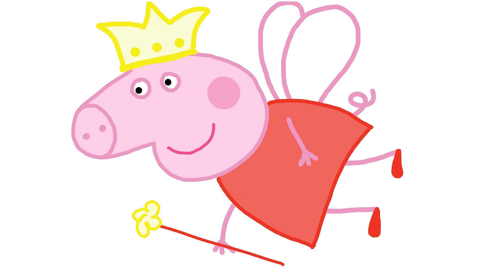 Peppa Big Hada Fondos Pantalla Hd - Peppa Pig High Resolution