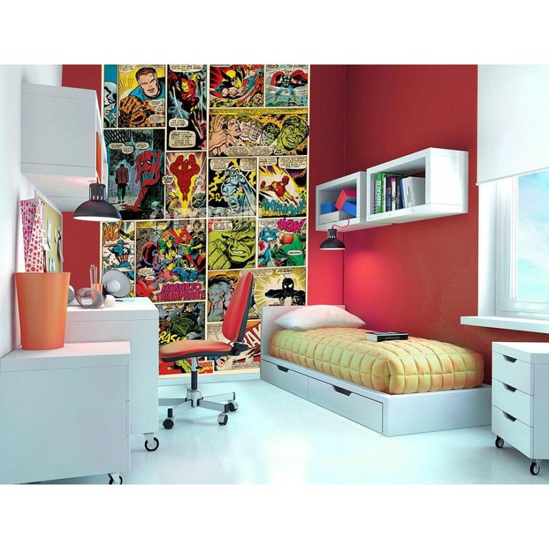 Comic Wall Room - HD Wallpaper 