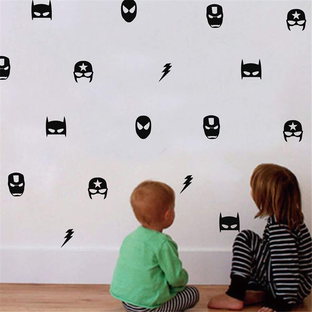 Superhero Wall Sticker Decor - HD Wallpaper 