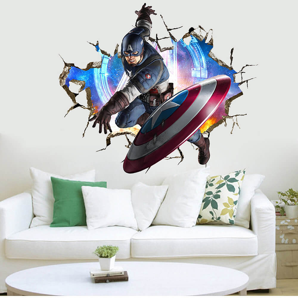 3d Wall Stickers Avengers 1000x1000 Wallpaper teahub.io