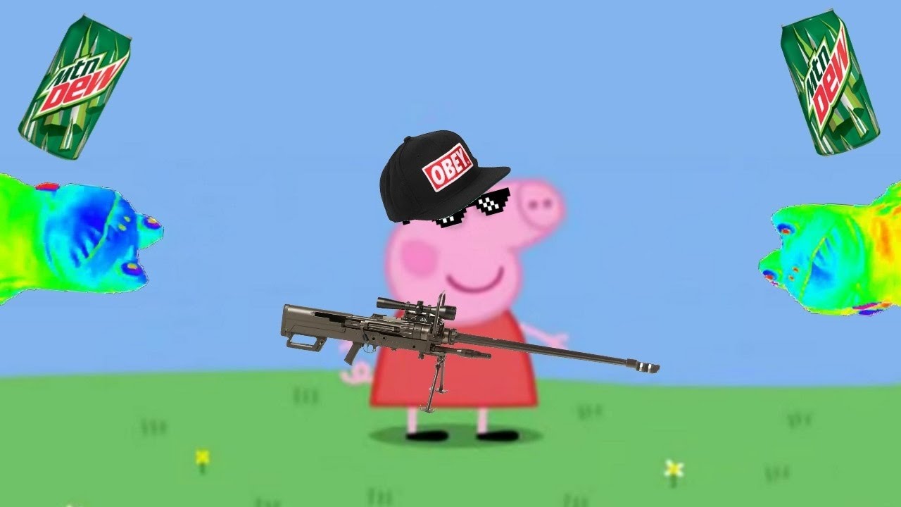 Mlg Peppa Pig Gif - HD Wallpaper 