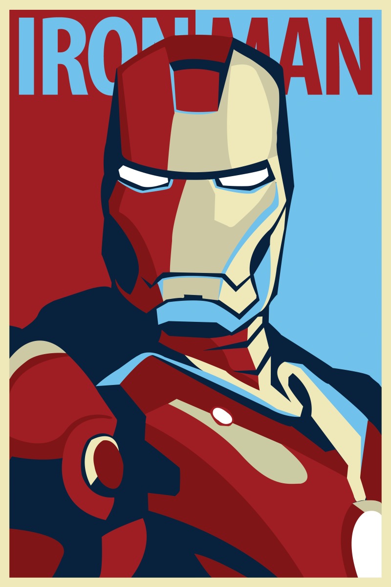 Iron Man Poster - HD Wallpaper 