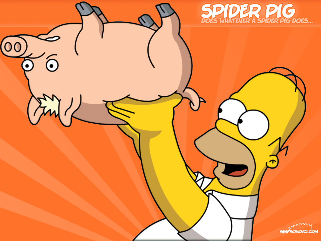 Spider Pig - HD Wallpaper 