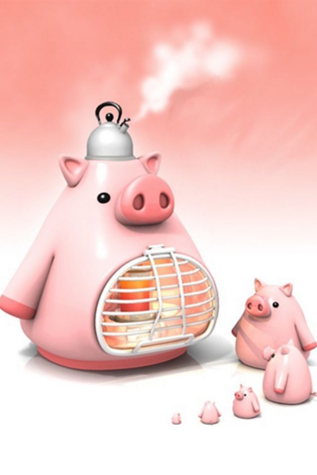 Culinary Pigs Wallpaper - Piggies - HD Wallpaper 
