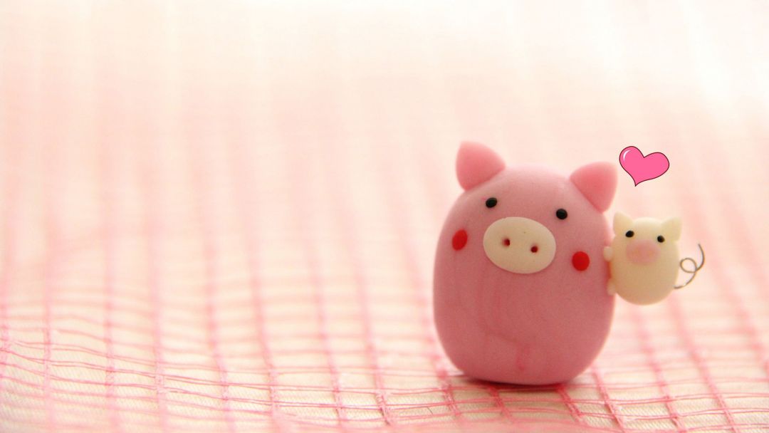 Android, Iphone, Desktop Hd Backgrounds / Wallpapers - Cute Pig Desktop Wallpaper Hd - HD Wallpaper 