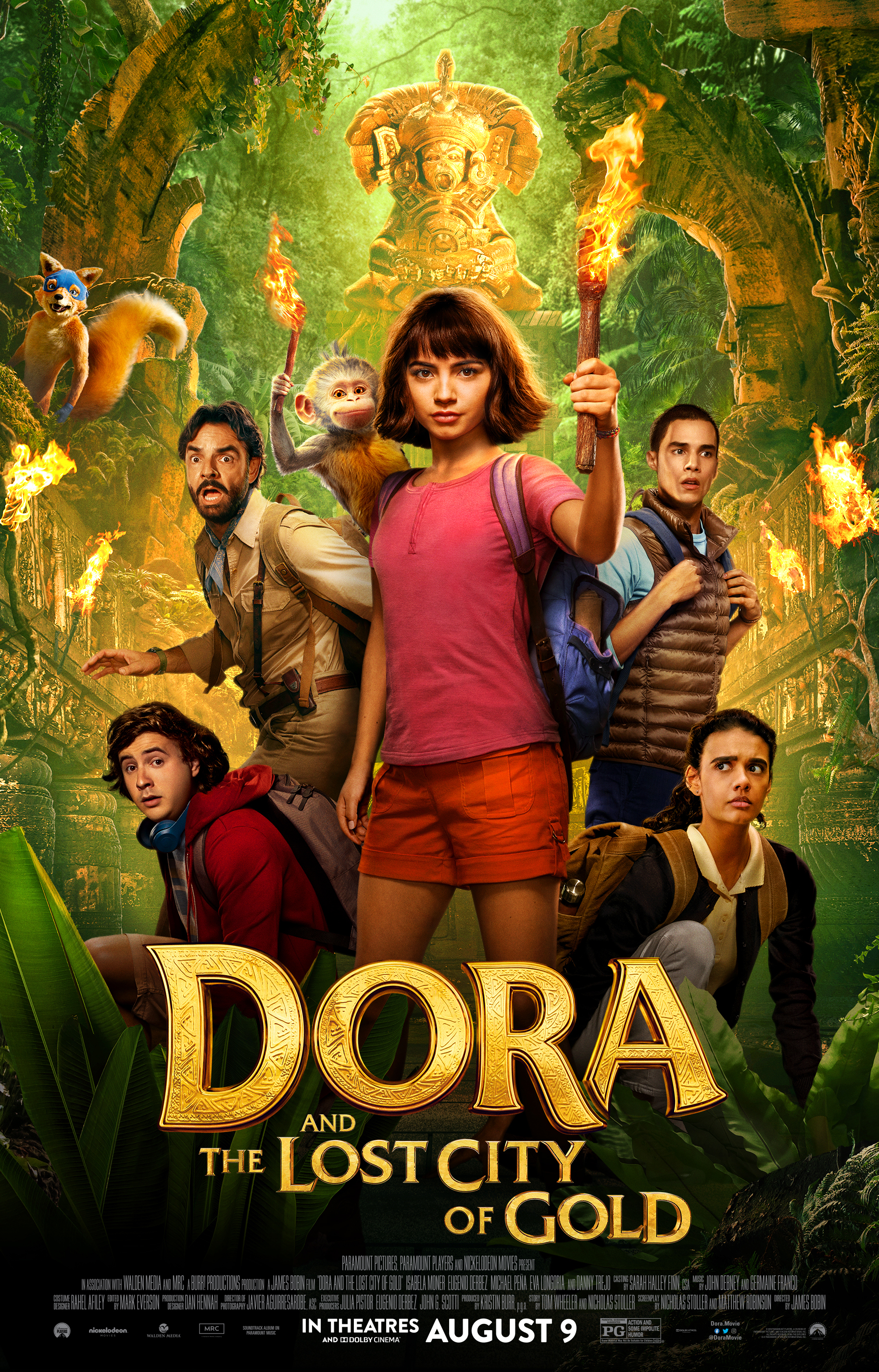 Dora And The Lost City Of Gold Poster - HD Wallpaper 