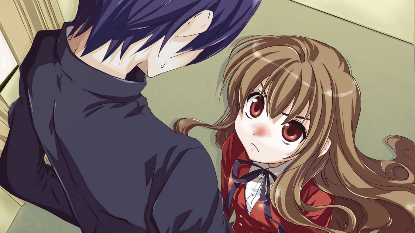 Wallpaper Toradora, Anime, Girl, Boy - Anime Wallpapers De Toradora - HD Wallpaper 