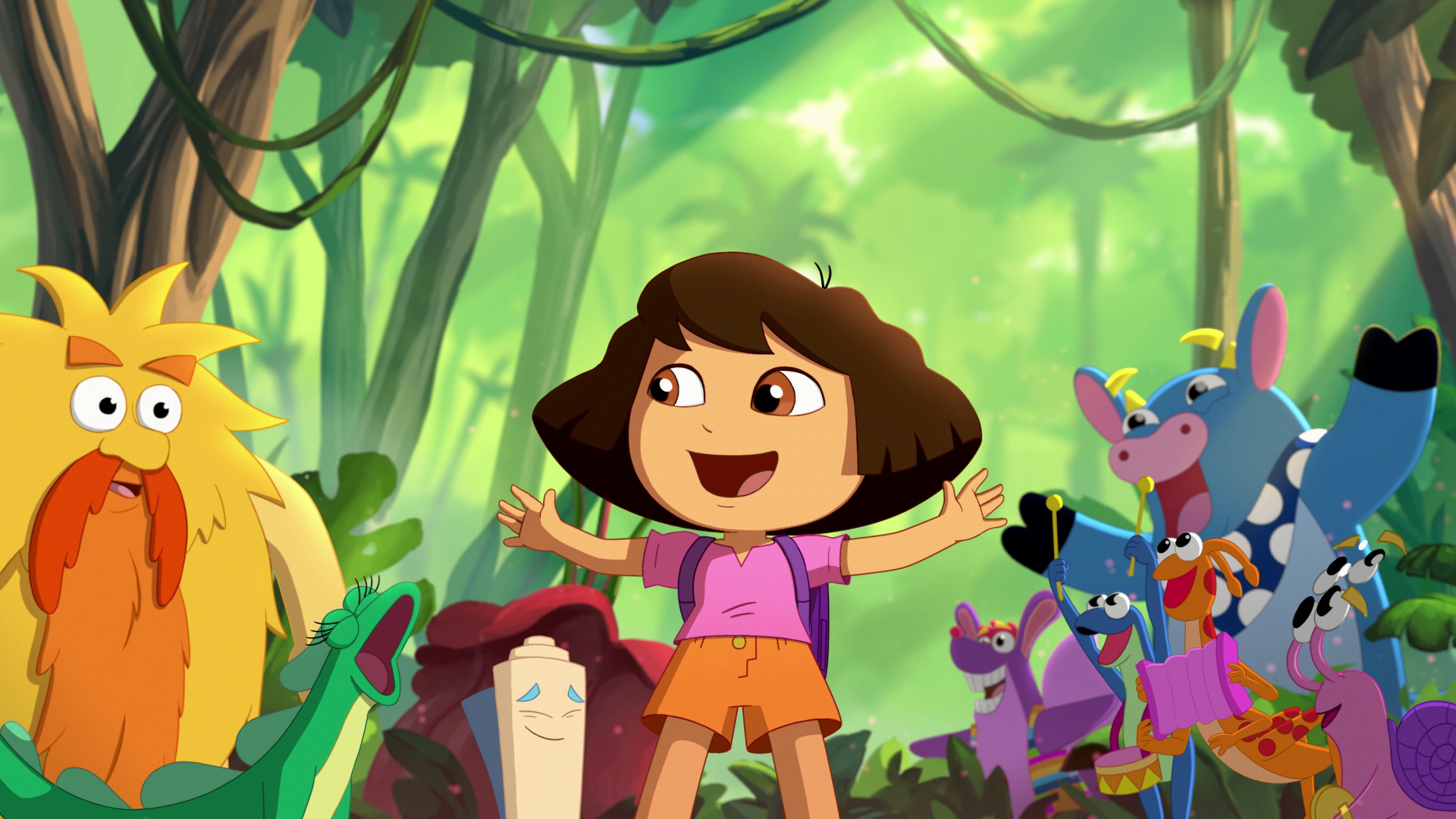 Dora And The Lost City Of Gold Animated - HD Wallpaper 