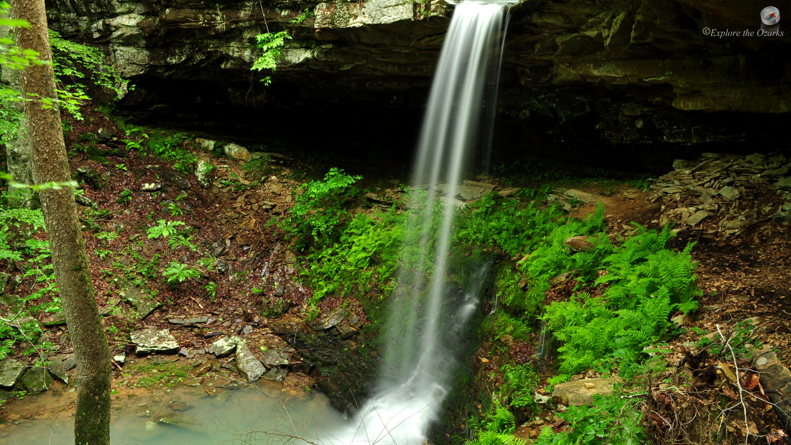 Waterfall - HD Wallpaper 