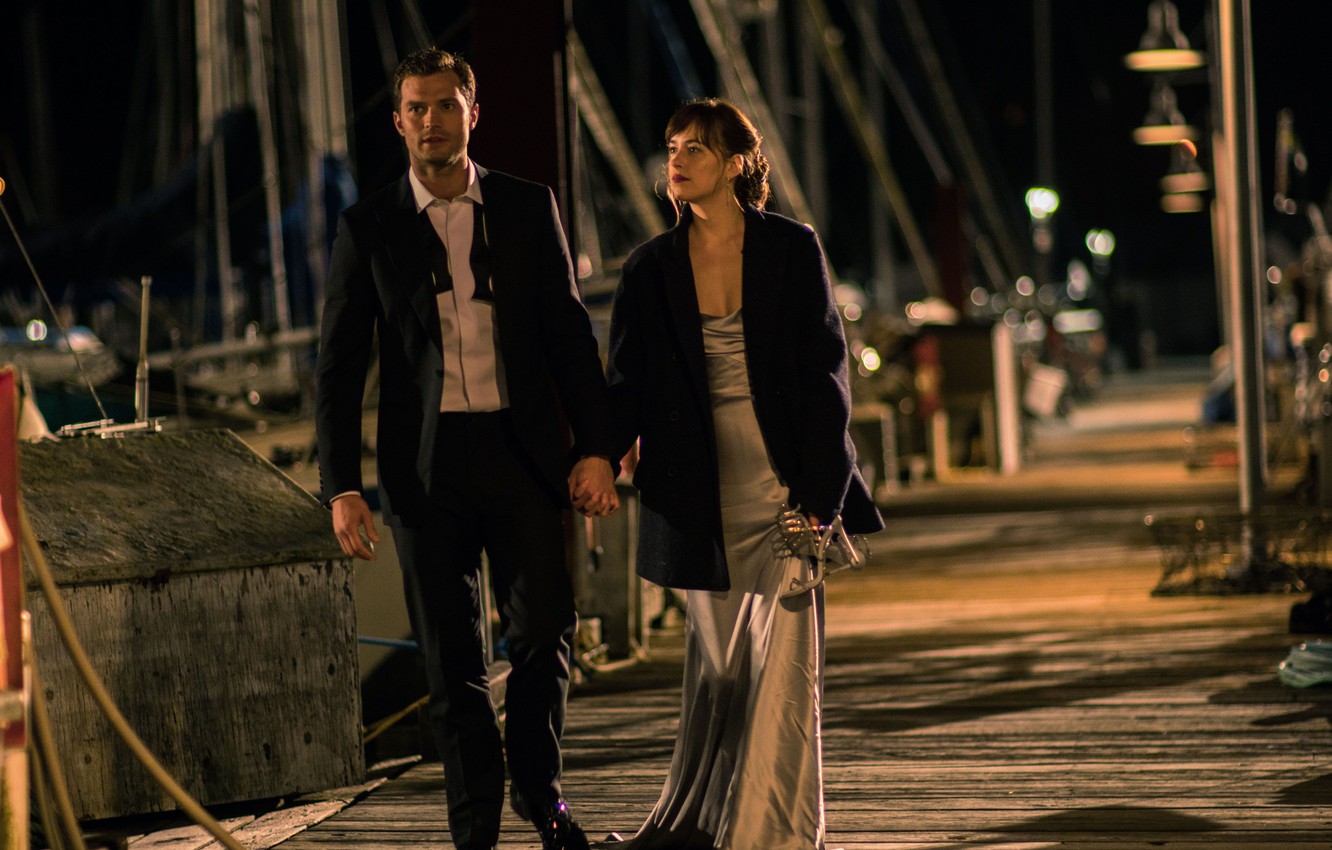 Photo Wallpaper Cinema, Girl, Man, Movie, Book, Film, - Jamie Dornan Best Scenes - HD Wallpaper 