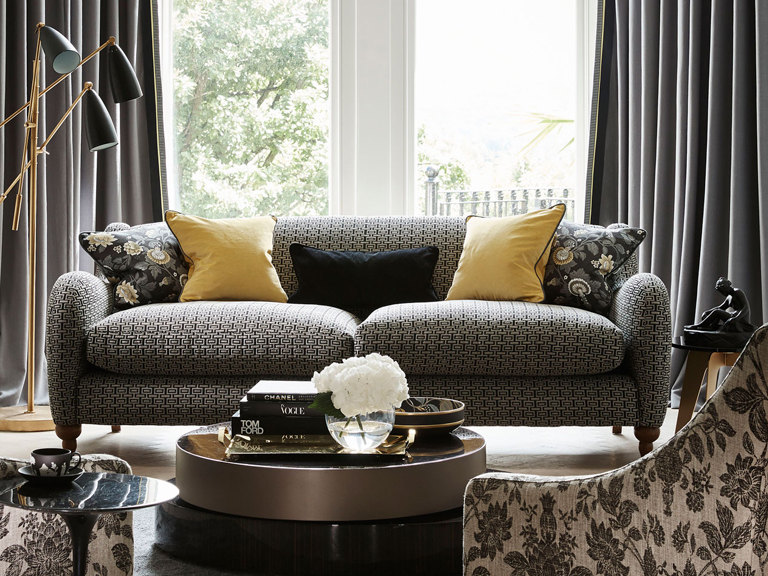 Fabled Crane Wedgwood Curtains - HD Wallpaper 