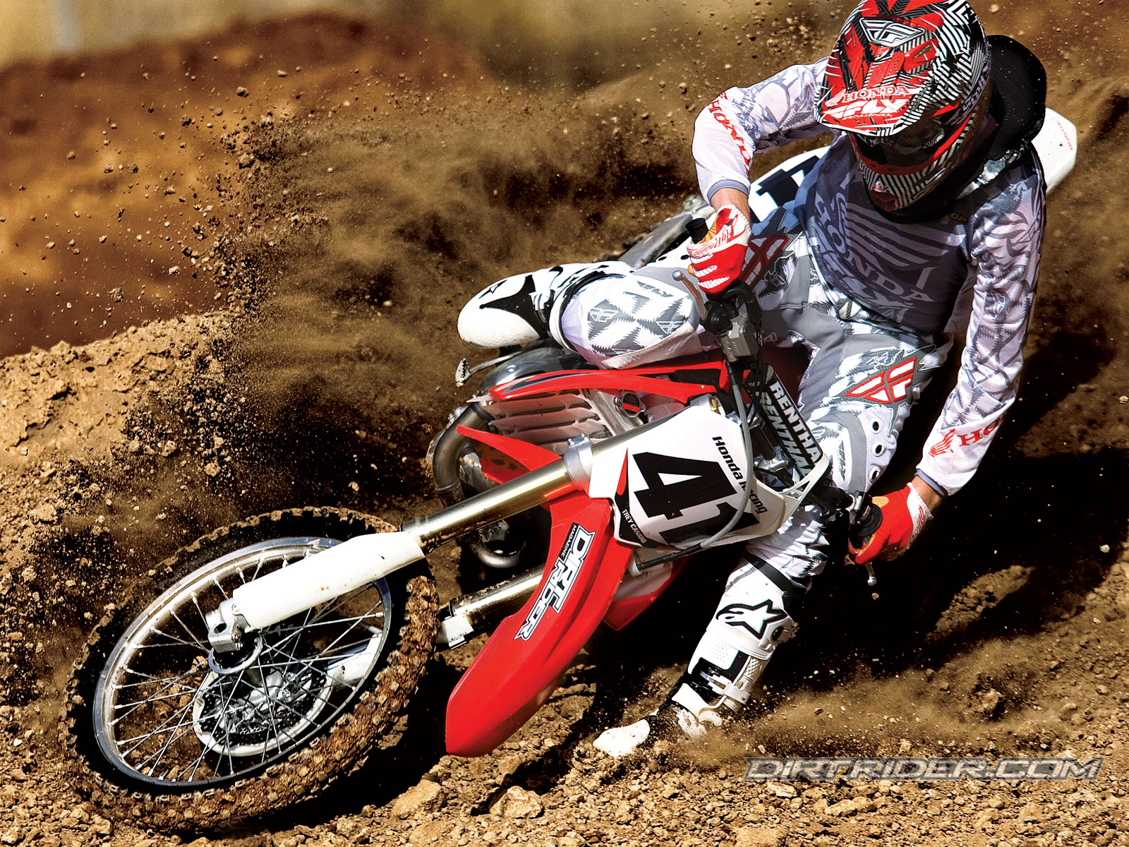 Dirt Bikes Hd Wallpaper - Dirt Bike Background Honda - HD Wallpaper 