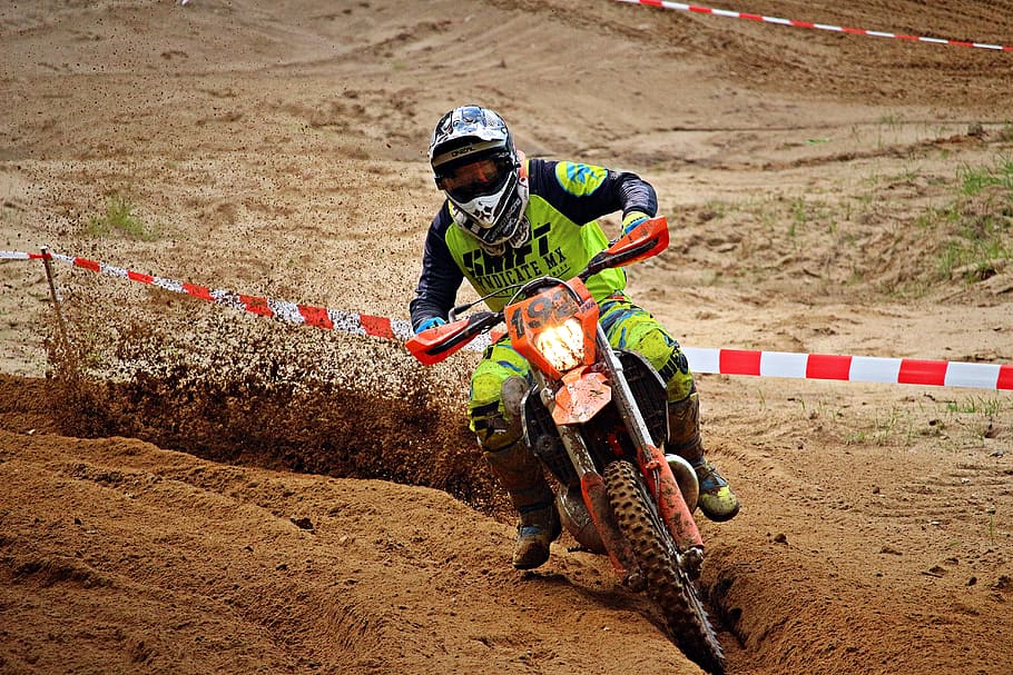 Motocross, Enduro, Dirtbike, Motocross Ride, Motorcycle, - Motorcycle - HD Wallpaper 