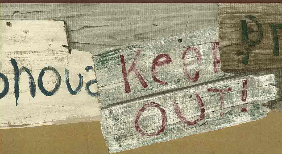 Teenage Clubhouse Wallpaper Border, Gray, Brown, Black, - Wood - HD Wallpaper 