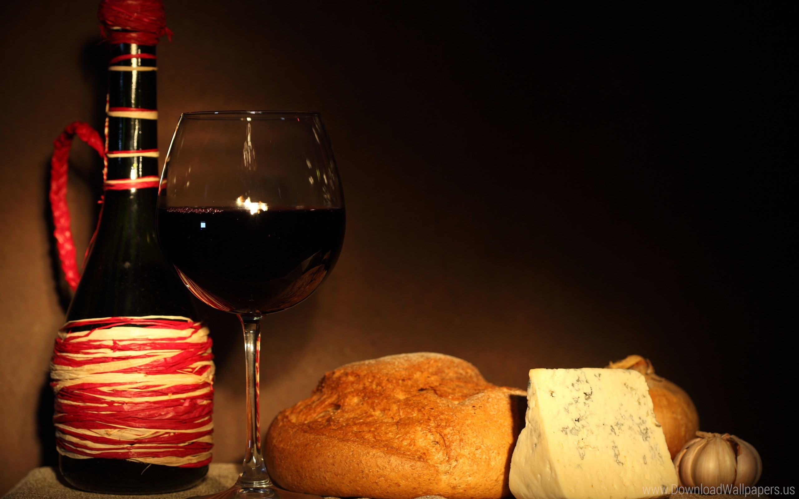 2560x1600, Download Widescreen - Vino Queso Y Pan - HD Wallpaper 