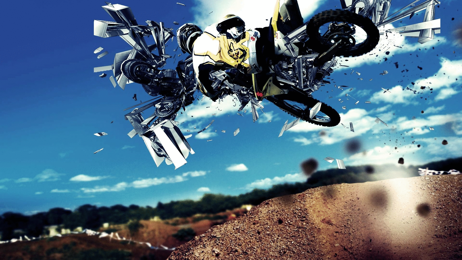 Motocross Laptop Backgrounds - HD Wallpaper 