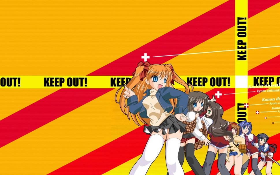 Keep Out Anime Girl - HD Wallpaper 