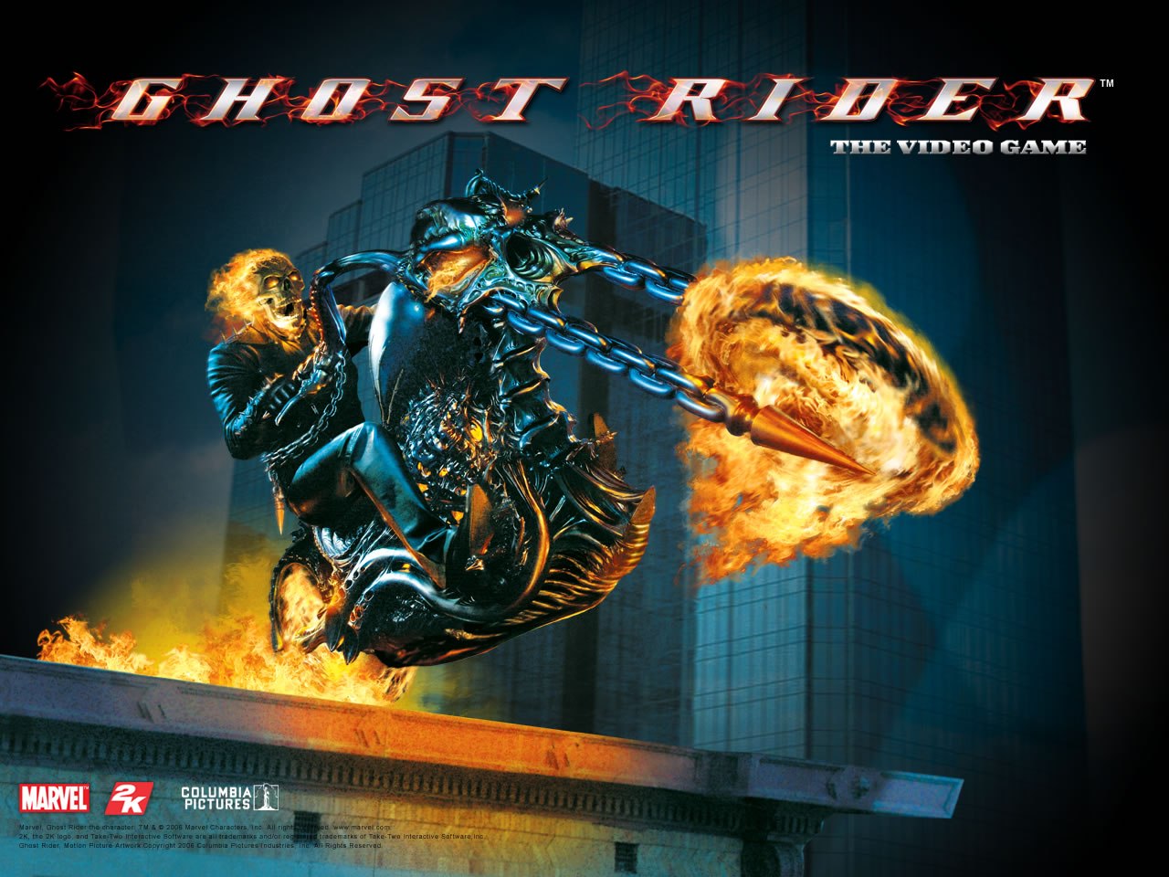 Ghost Rider - Ghost Rider Bike Game - HD Wallpaper 