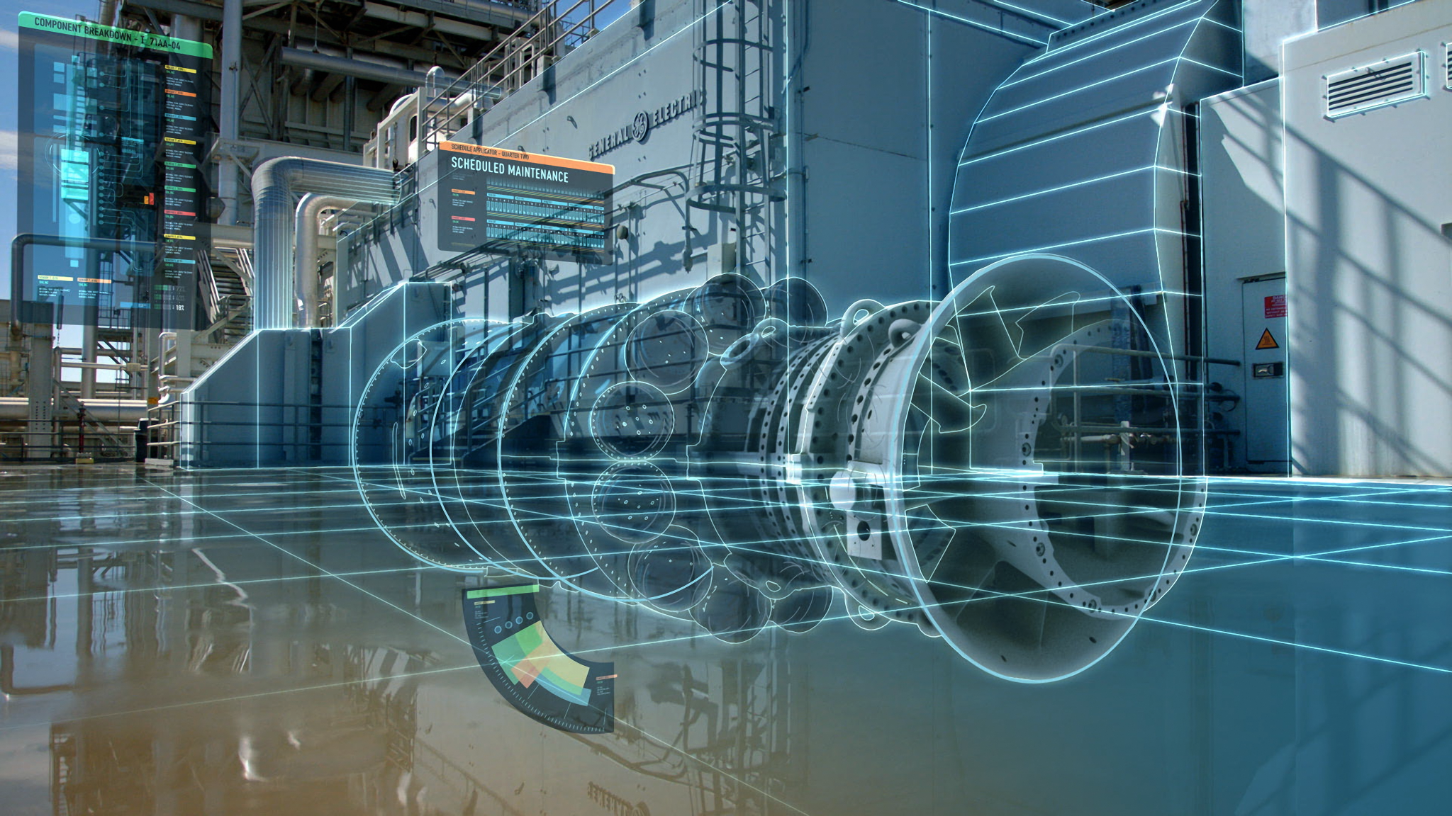 Digital Twin Gas Turbine - HD Wallpaper 