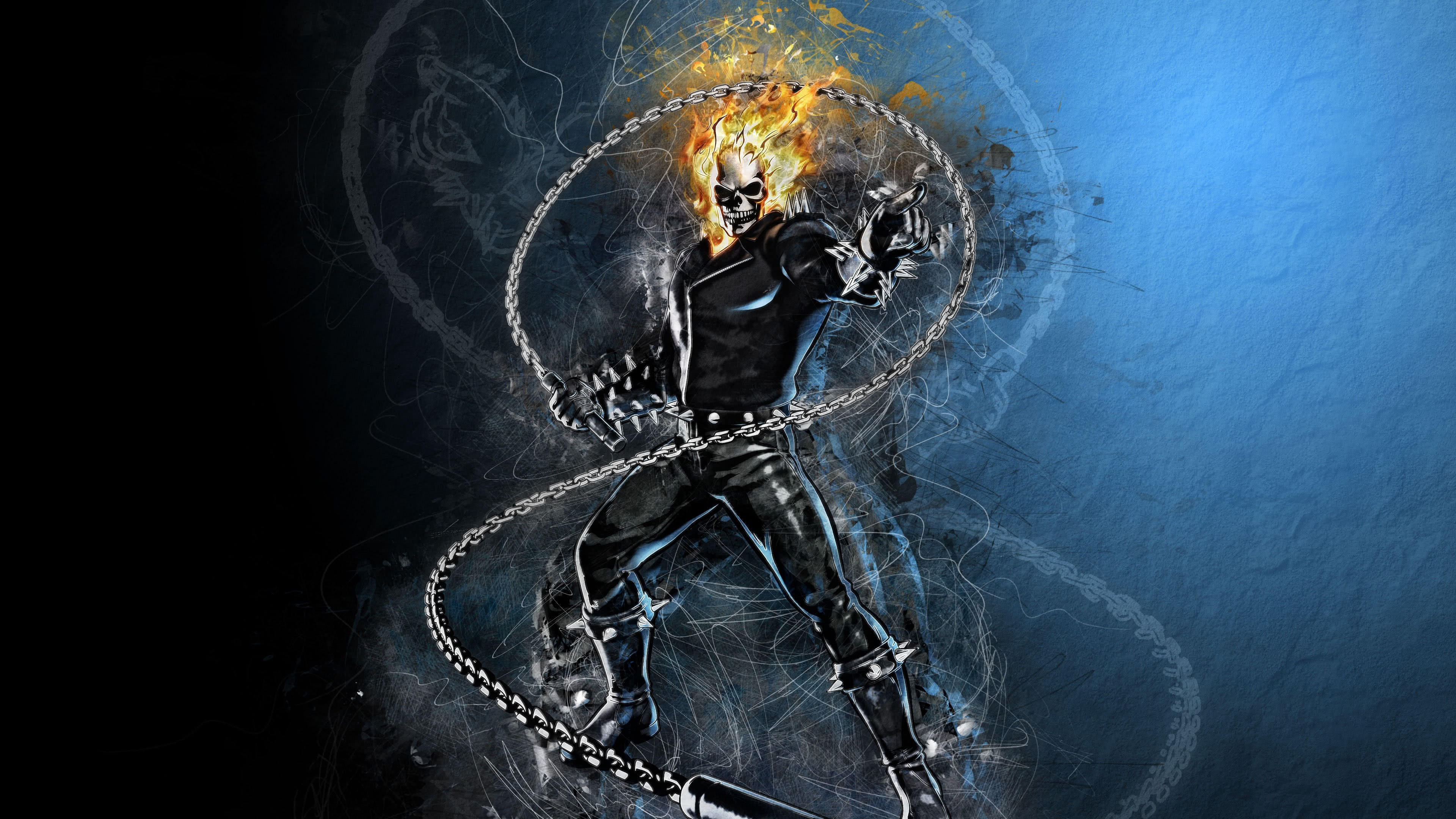 Ghost Rider Uhd 4k Wallpaper - Ghost Rider Wallpaper 4k - HD Wallpaper 