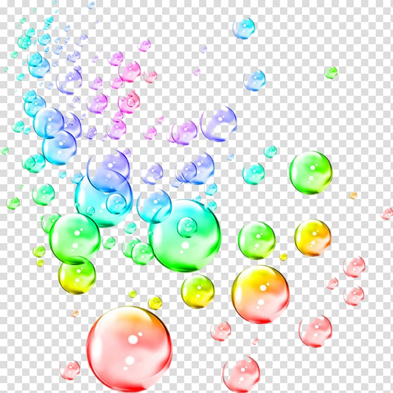 Bubbles Transparent Background - Colorful Bubbles Clipart - HD Wallpaper 