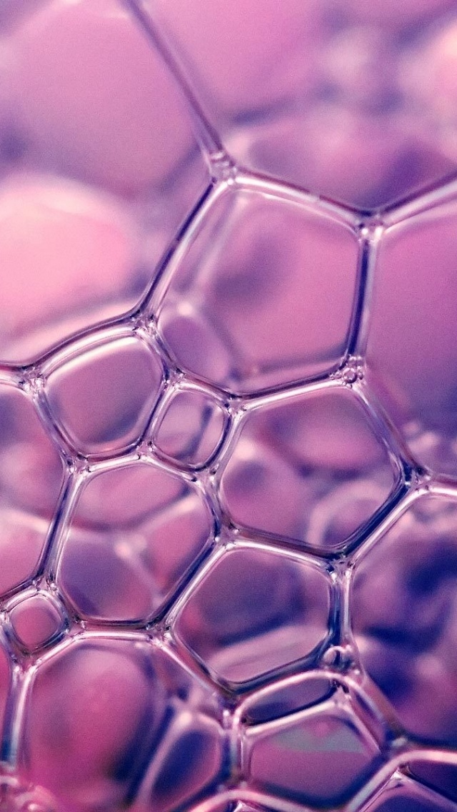 Purple Soap Bubbles - HD Wallpaper 