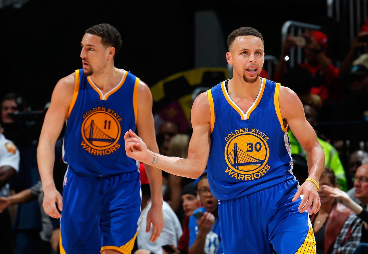 Stephen Curry Klay Thompson - Splash Klay Thompson Steph Curry - HD Wallpaper 