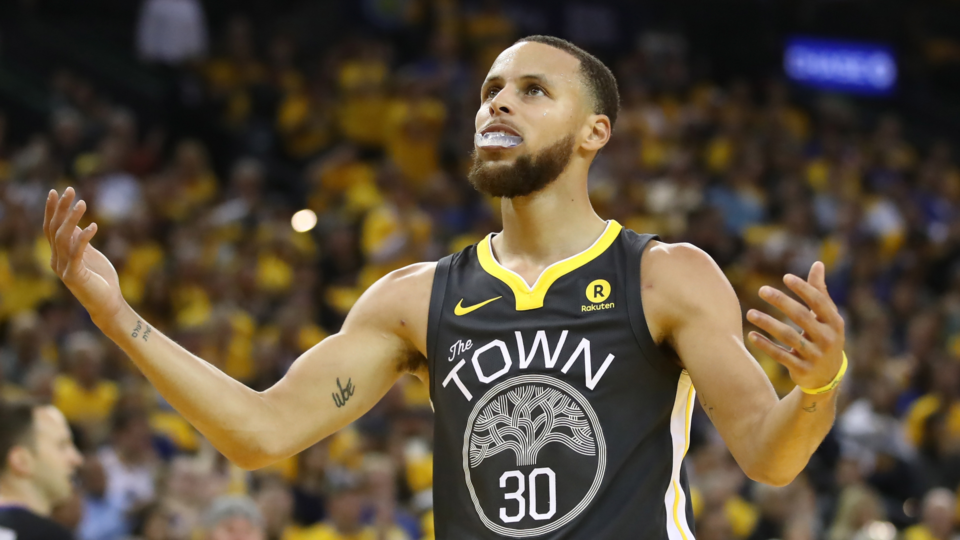 Stephen Curry - Stephen Curry Nba Finals 2018 - HD Wallpaper 