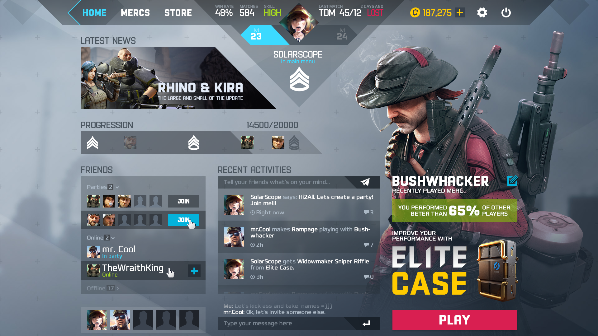 Dirty Bomb Ui - HD Wallpaper 