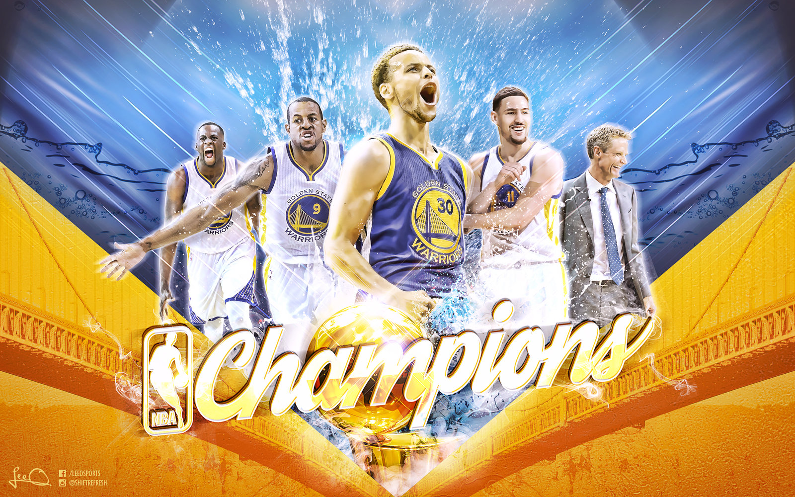 Golden State Warriors Nba Champions 2018 - HD Wallpaper 