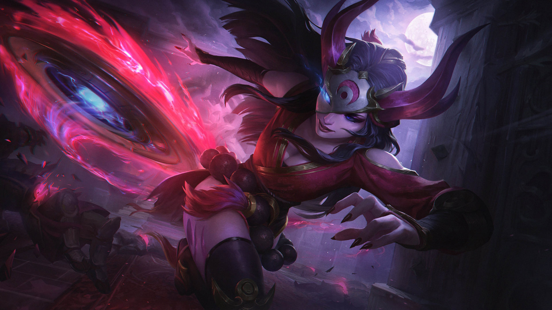 League Of Legends Blood Moon Sivir - HD Wallpaper 