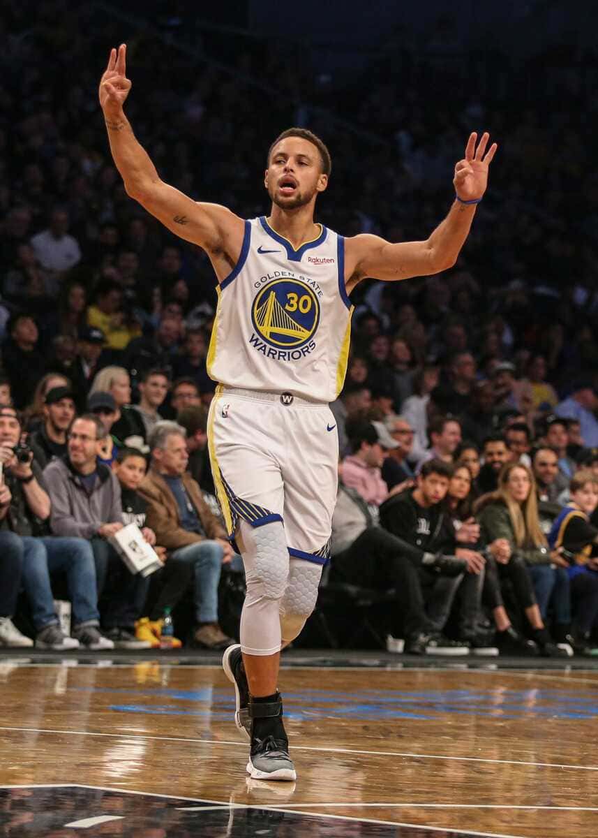 Image Of Nba Player Stephen Curry - Stephen Curry 35 Points Vs Nets - HD Wallpaper 