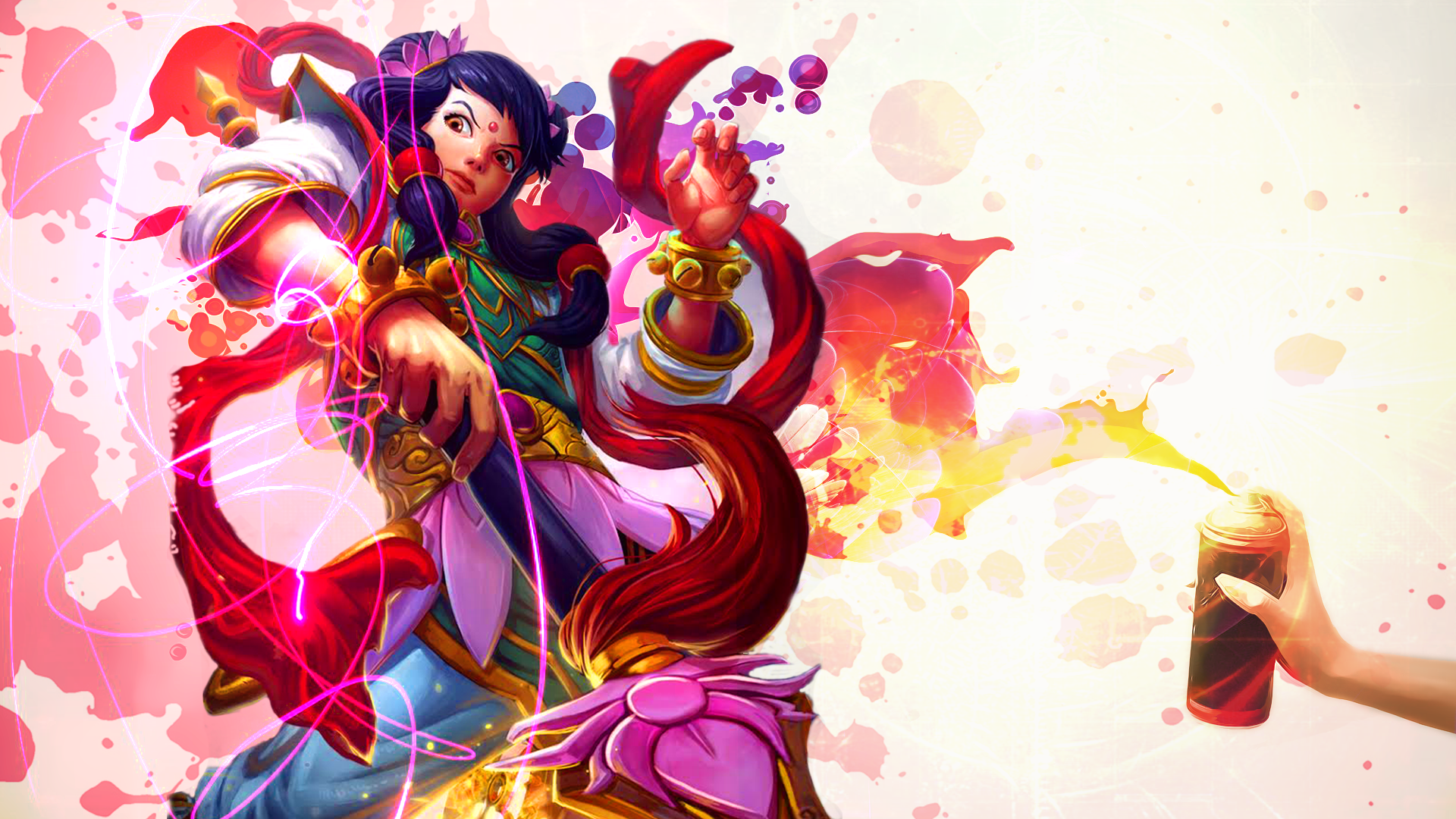 Smite Ne Zha Background - HD Wallpaper 