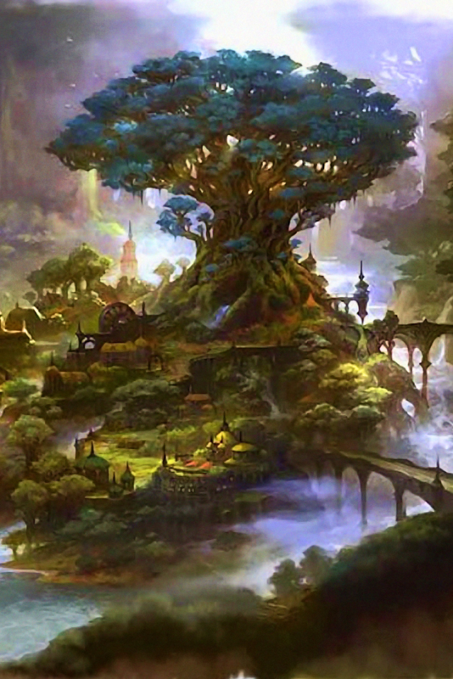 Final Fantasy Xiv Gridania Concept Art - HD Wallpaper 