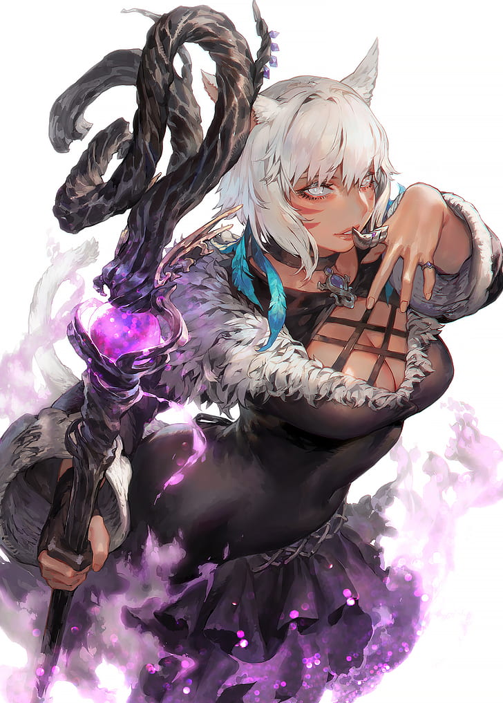 Anime, Anime Girls, Final Fantasy Xiv - Ffxiv Y Shtola Art - HD Wallpaper 