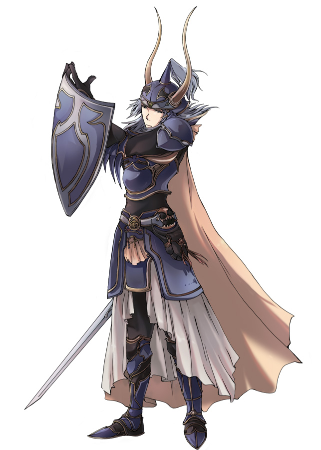 Anime, Pixiv Id 959552, Final Fantasy I, Warrior Of - Sword And Shield Warrior Anime - HD Wallpaper 