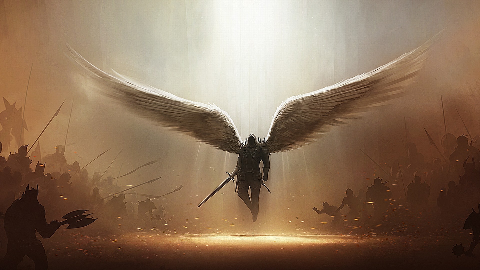 Anime Warrior Wallpapers Wallpapersink
youwall Warrior - Evil Angel - HD Wallpaper 