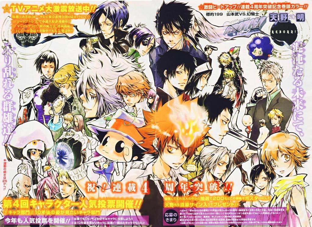 Katekyo Hitman Reborn Poll Characters - HD Wallpaper 