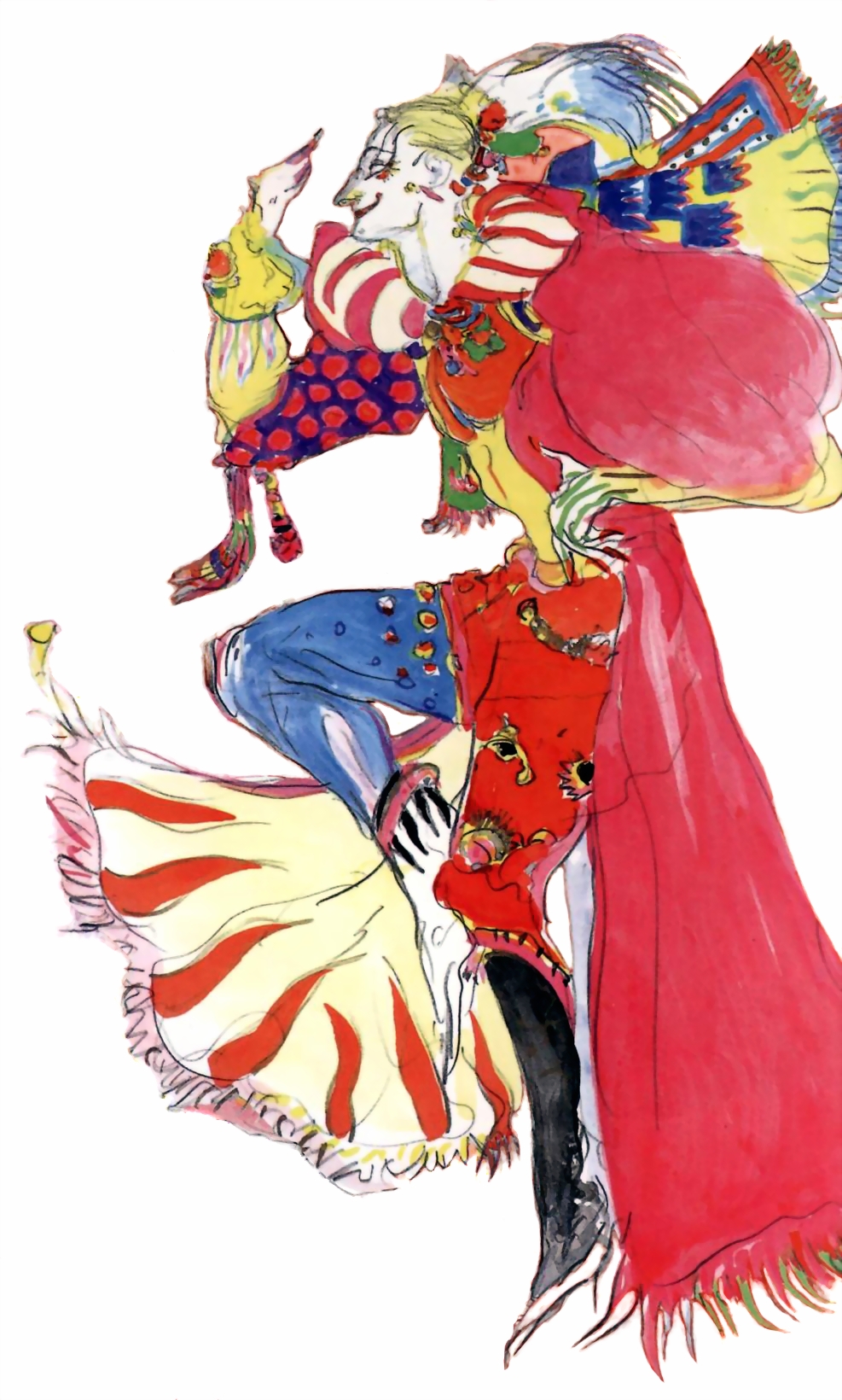 Kefka Palazzo - Yoshitaka Amano Kefka Palazzo - HD Wallpaper 