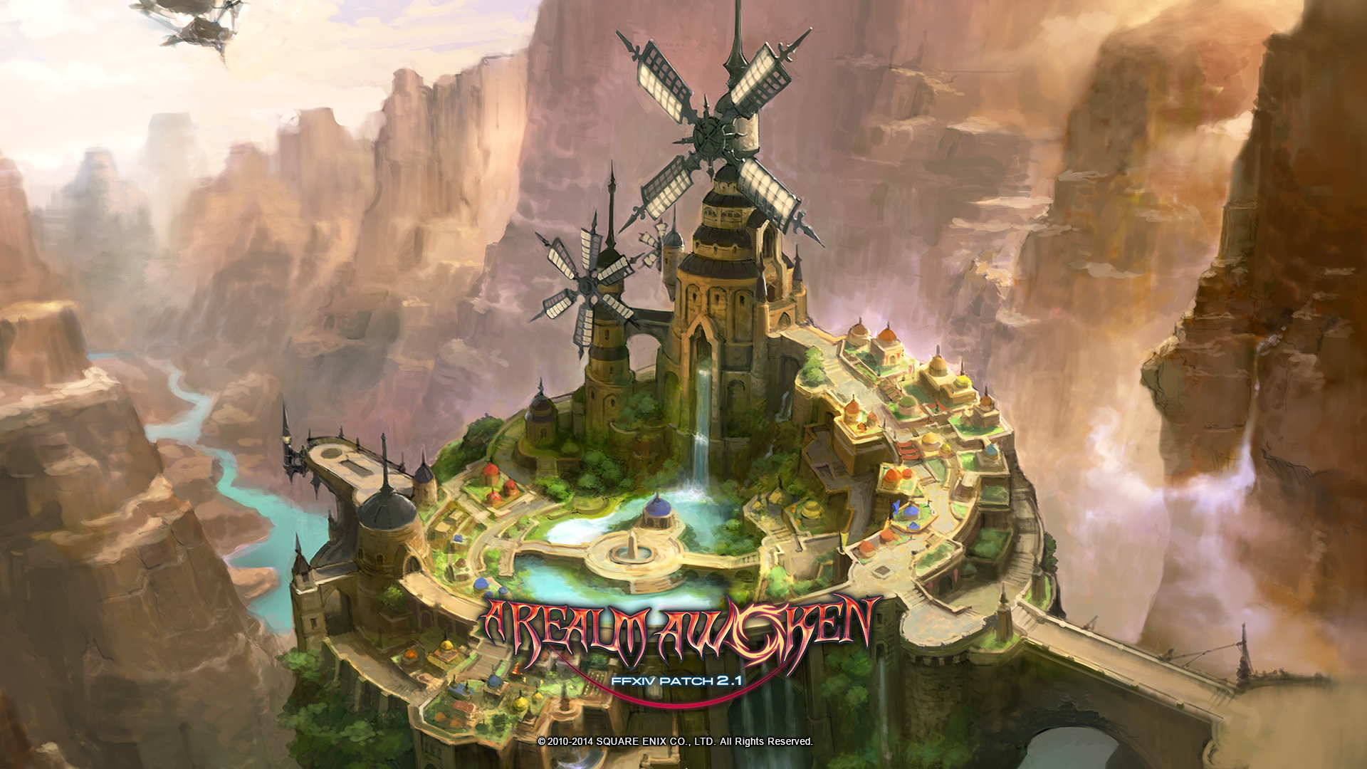 Final Fantasy Xiv Environment Concept Art - HD Wallpaper 